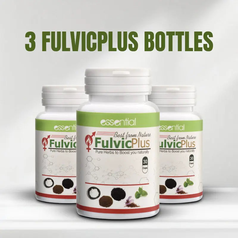 FulvicPlus 3 Bottles Green Plus Herbs