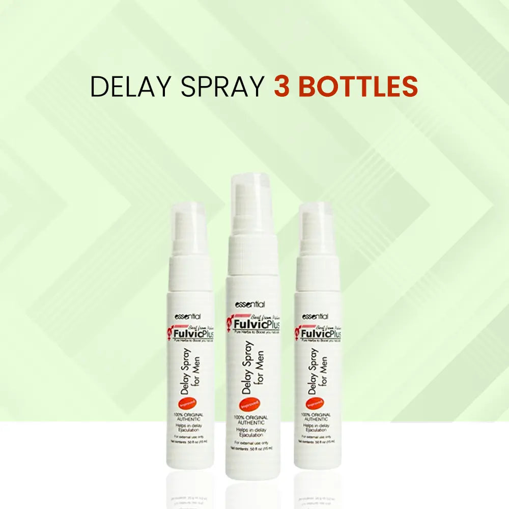 Delay Spray 3 Bottle Green Plus Herbs