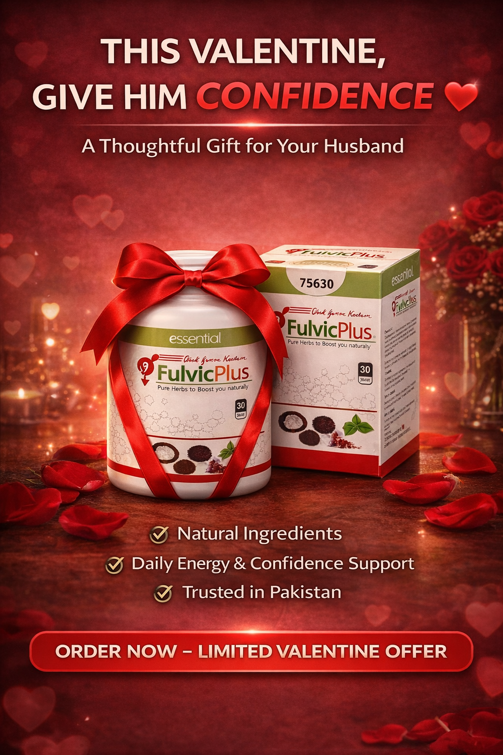 Boost Energy, Stamina & Confidence – Naturally with FulvicPlus Men’s Capsules greenplusherbs