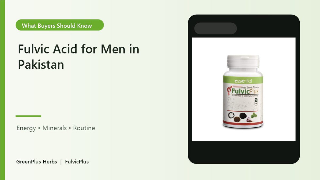 Fulvic acid for men Pakistan FulvicPlus educational creative