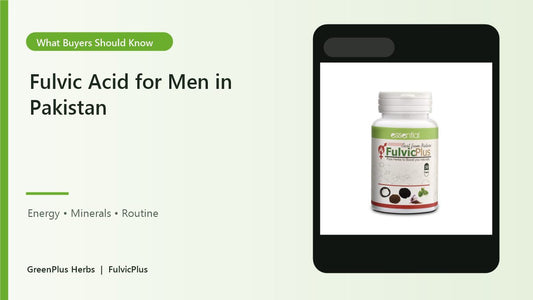 Fulvic acid for men Pakistan FulvicPlus educational creative