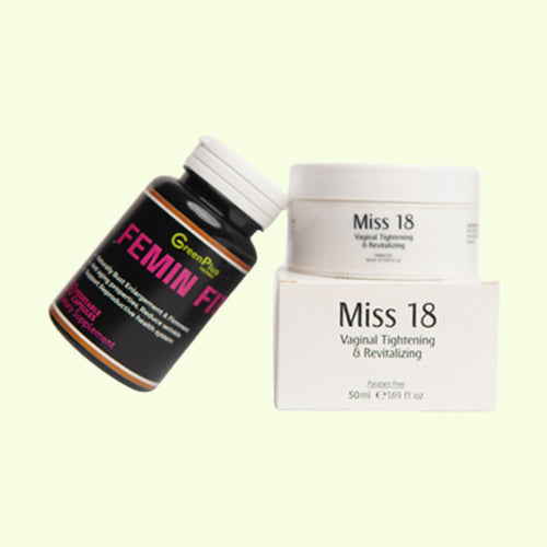 Feminfit & Miss 18 Tightness Gel Combo - Complete Women's Health & Wellness Solution