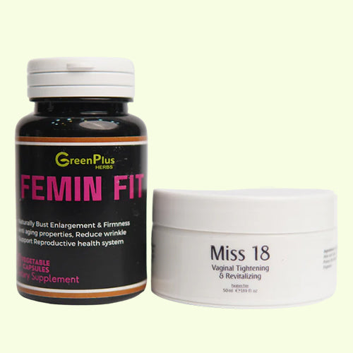 Feminfit & Miss 18 Tightness Gel Combo - Complete Women's Health & Wellness Solution