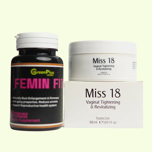 Feminfit & Miss 18 Tightness Gel Combo - Complete Women's Health & Wellness Solution