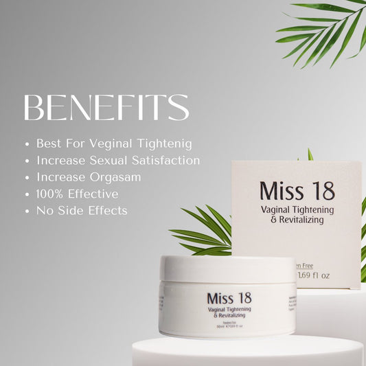 Miss 18 Tightening & Revitalizing Gel - Natural Feminine Tightening & Intimate Care