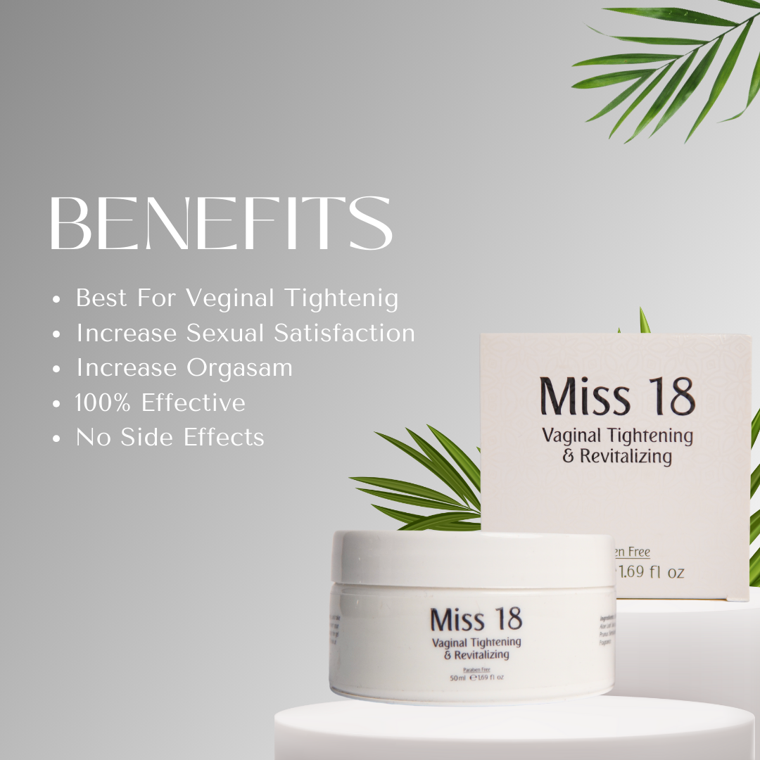 Miss 18 Tightening & Revitalizing Gel - Natural Feminine Tightening & Intimate Care