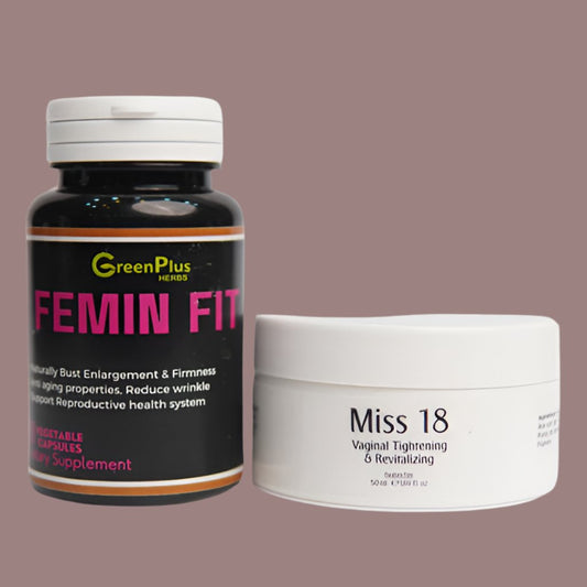 Feminfit & Miss 18 Tightness Gel Combo - Complete Women's Health & Wellness Solution