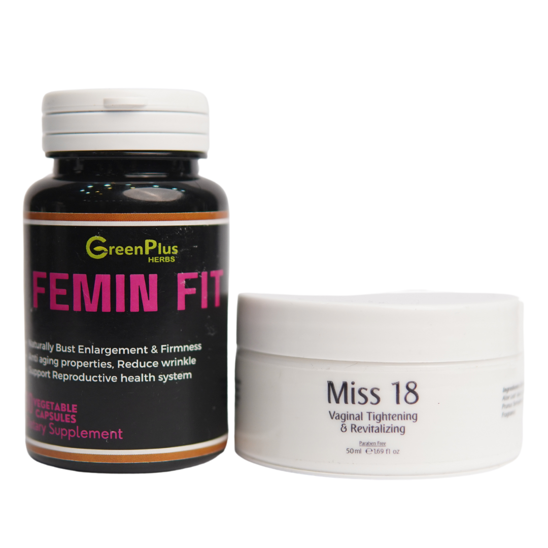 Feminfit & Miss 18 Tightness Gel Combo - Complete Women's Health & Wellness Solution