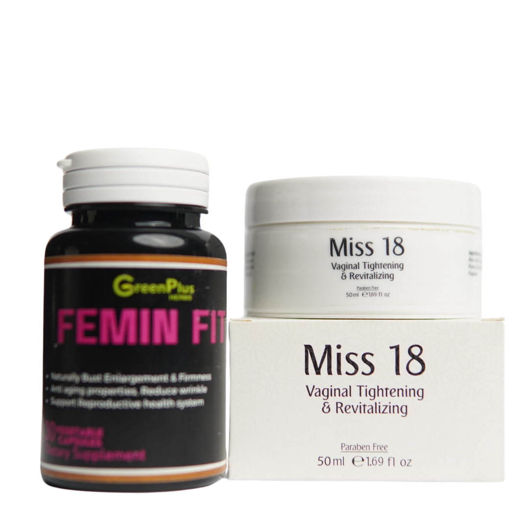 Feminfit & Miss 18 Tightness Gel Combo - Complete Women's Health & Wellness Solution