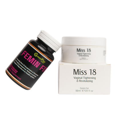 Feminfit & Miss 18 Tightness Gel Combo - Complete Women's Health & Wellness Solution