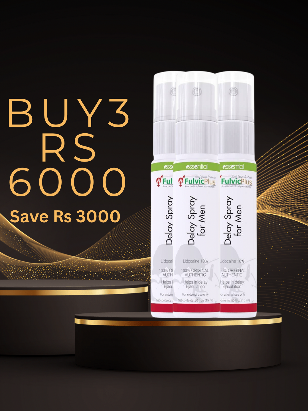 Fulvic Plus Delay Spray greenplusherbs